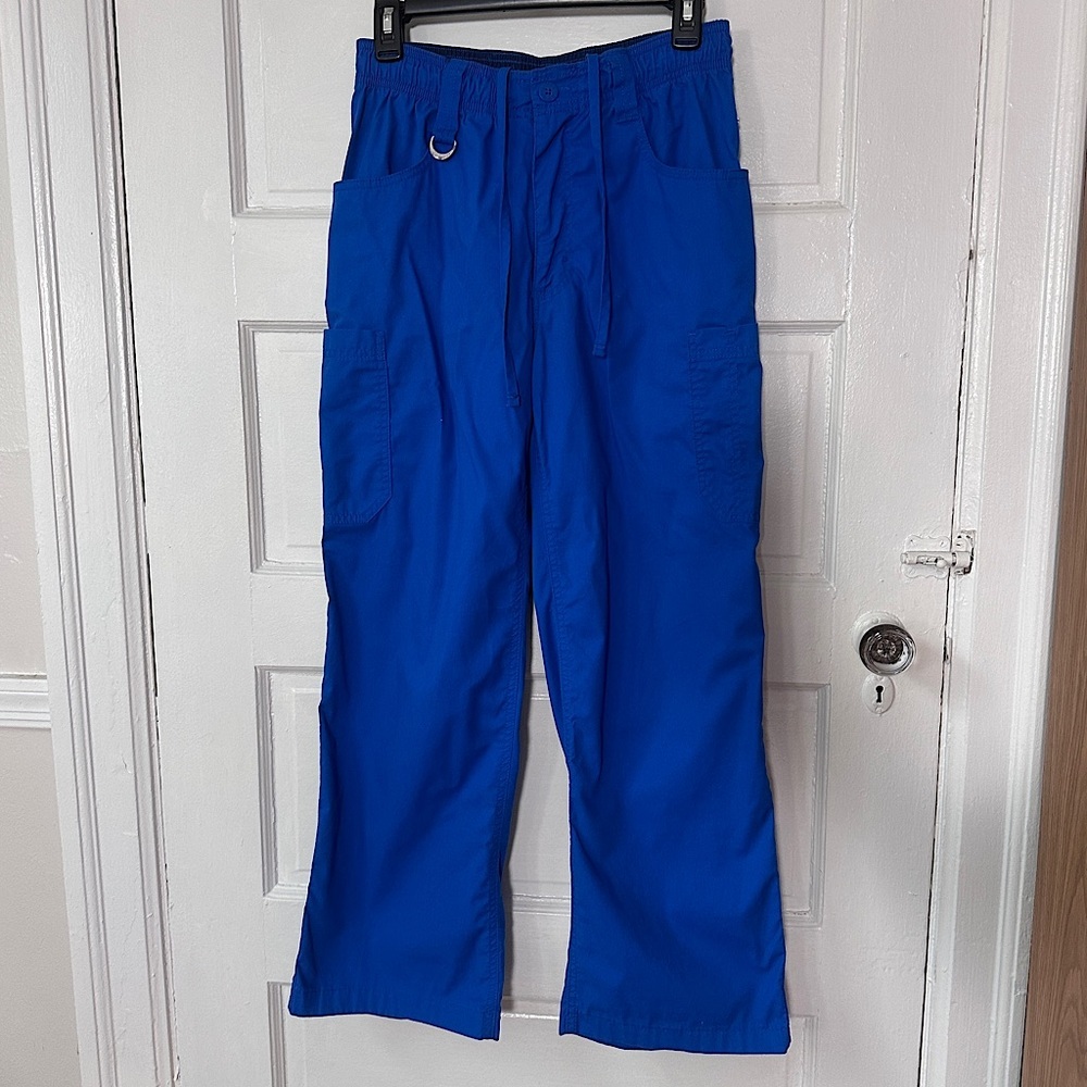 Dickies Blue Cargo Pants Small Relaxed Stretch‎ Carpenter Scrubs Gorpcore Grunge